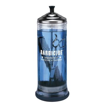 BlueCo Barbicide Tall Disinfecting Jar (glass)