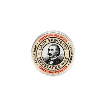 Captain Fawcett Expedition Strength Sandalwood Moustache Wax, 15 ml