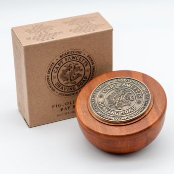 Captain Fawcett Scapicchio Fig, Olive & Bay Rum Shaving Soap 110g