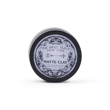 The Holy Black Matte Clay Hair Pomade 4 oz.